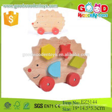 Marché de l&#39;UE Design Unique Lovely Kids Toy Baby Wooden Car